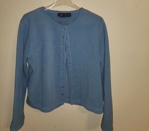 Route 66 Women's Blue Button-Up